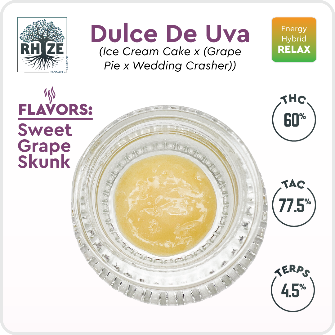 Photograph of product: Dulce De Uva | 2g Live Rosin