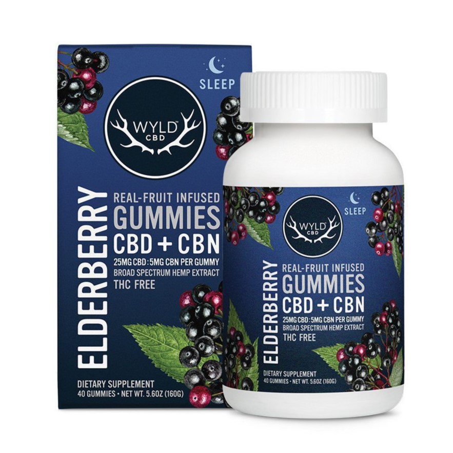 Photograph of product: Wyld CBD Elderberry Gummies 1000mg CBD : 200mg CBN