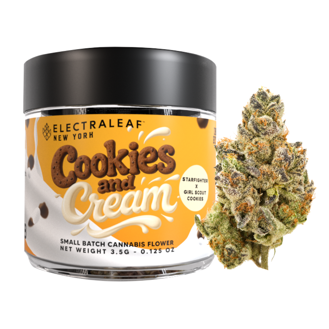 Photograph of product: ElectraLeaf - Cookies & Cream Flower - 3.5g