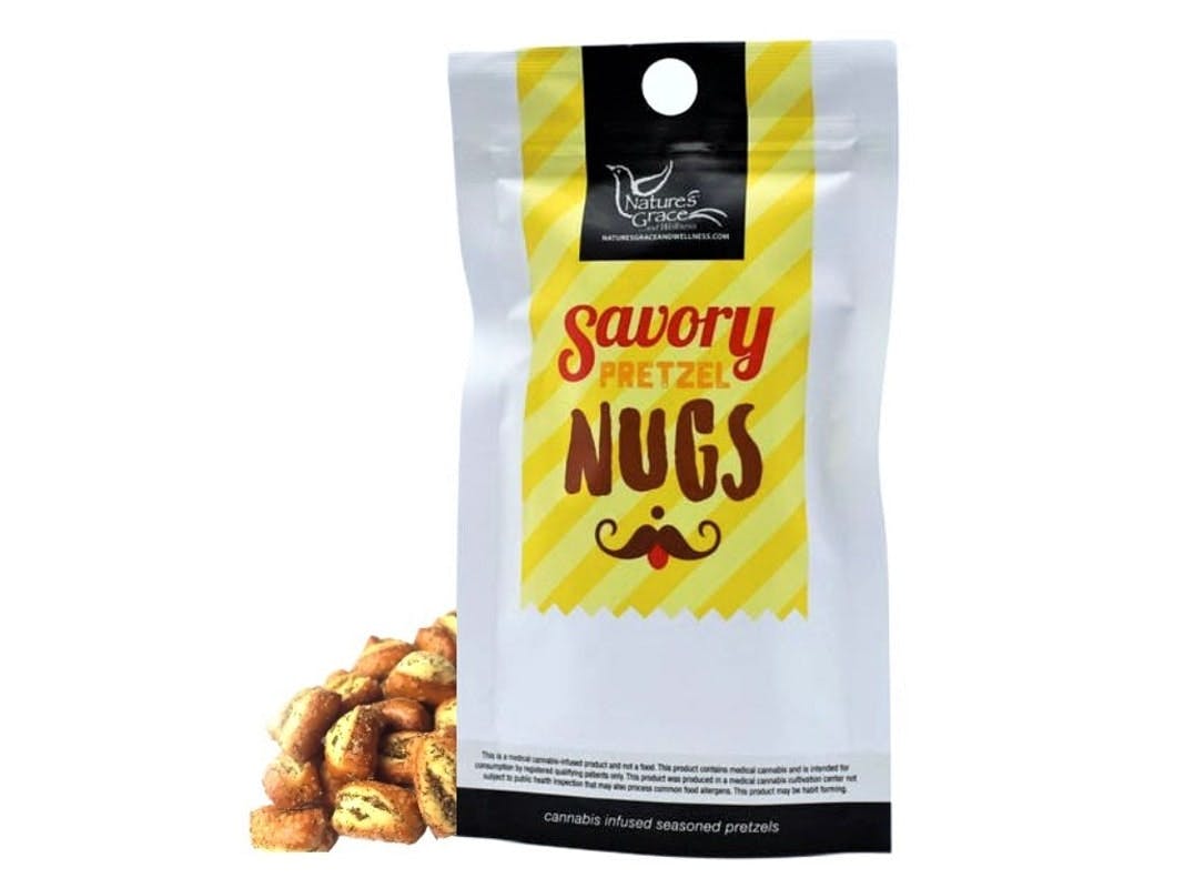 Photograph of product: Savory Pretzel Nugs 50mg