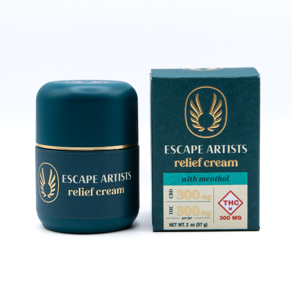 Photograph of product: 1:1 Relief Cream - Menthol - 300mg CBD/300mg TH-oui
