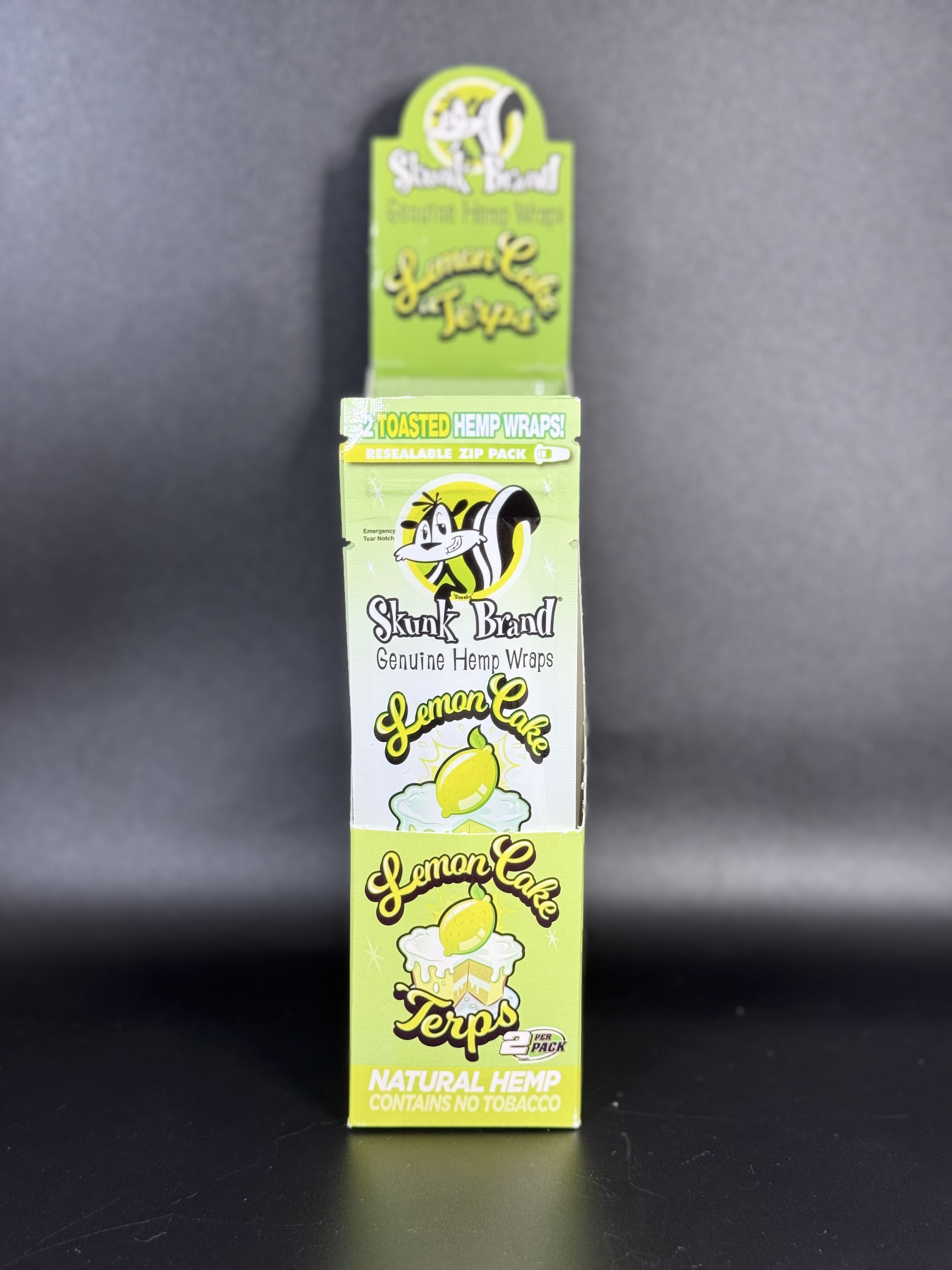 Photograph of product: Skunk Brand Lemon Cake Hemp Wraps