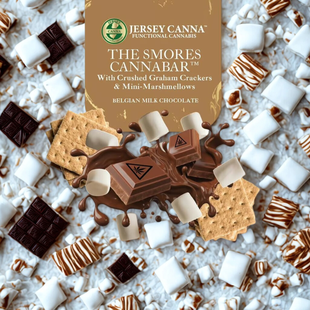 Photograph of product: Jersey Canna - Cannabar Smores Belgian Milk - 100mg