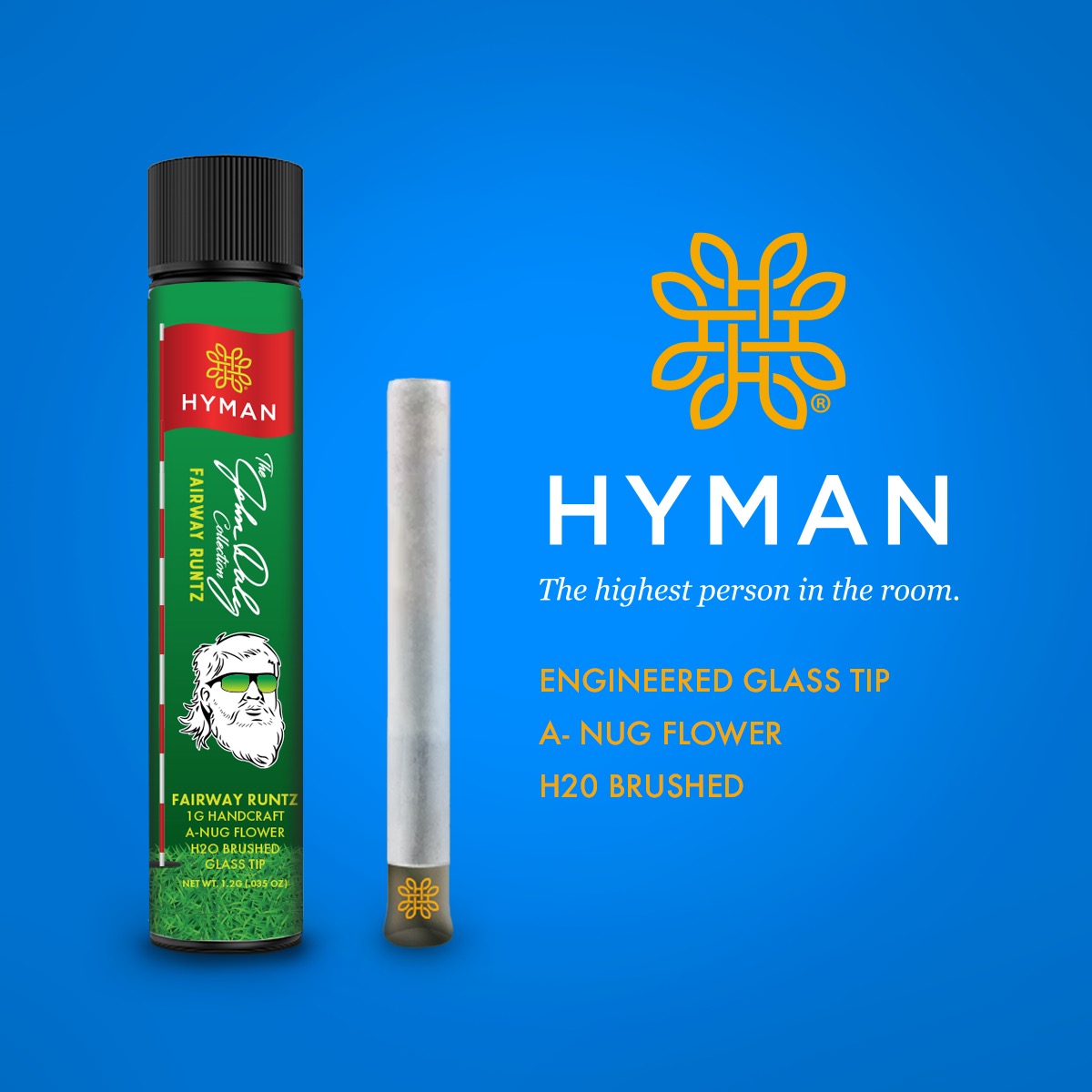 Photograph of product: Hyman 1g Handcraft Pre Roll | Fairway Runtz