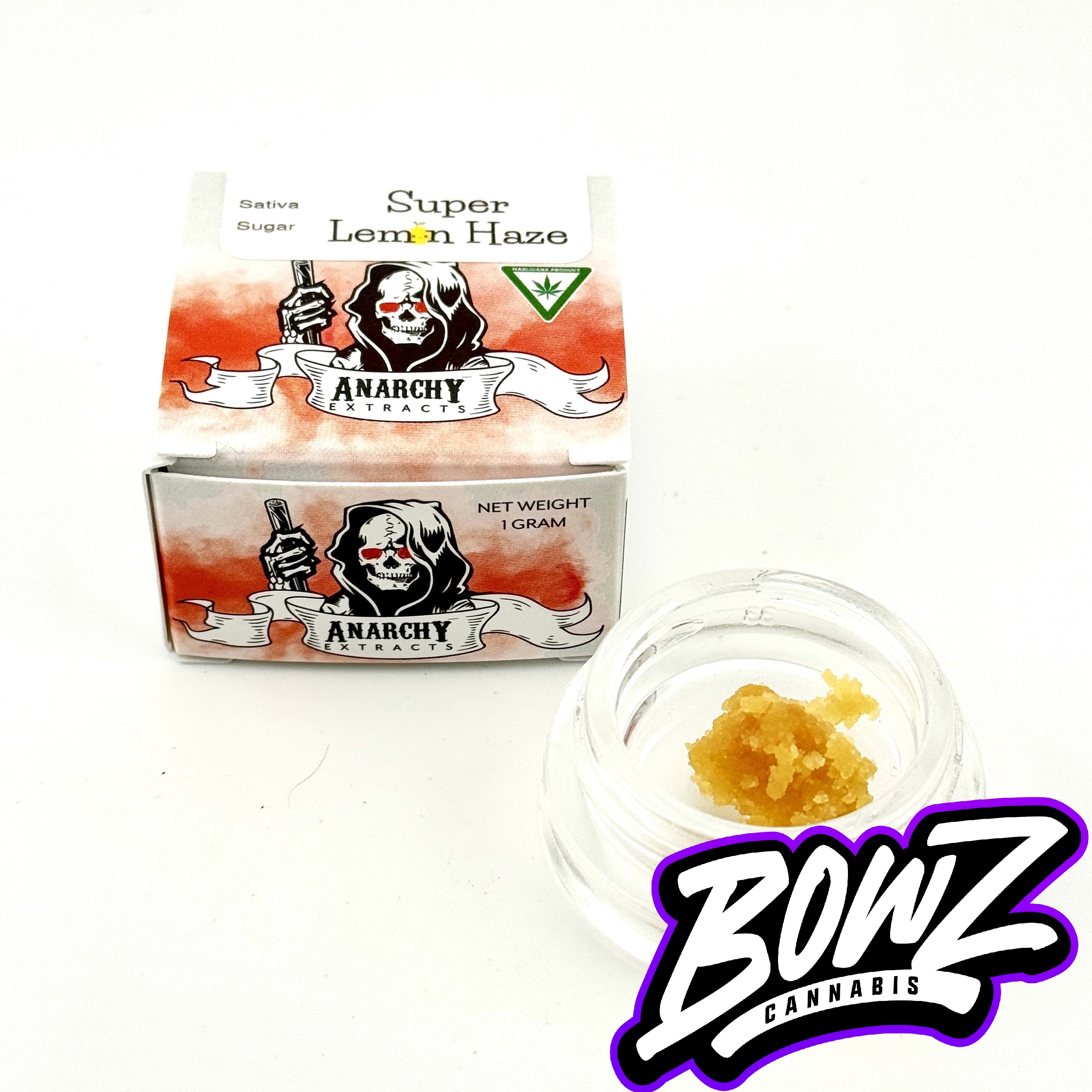 Photograph of product: Anarchy Extracts - Concentrate Sugar - (1g) - Oui'd - **PINEAPPLE CRUSH** (8/$50)