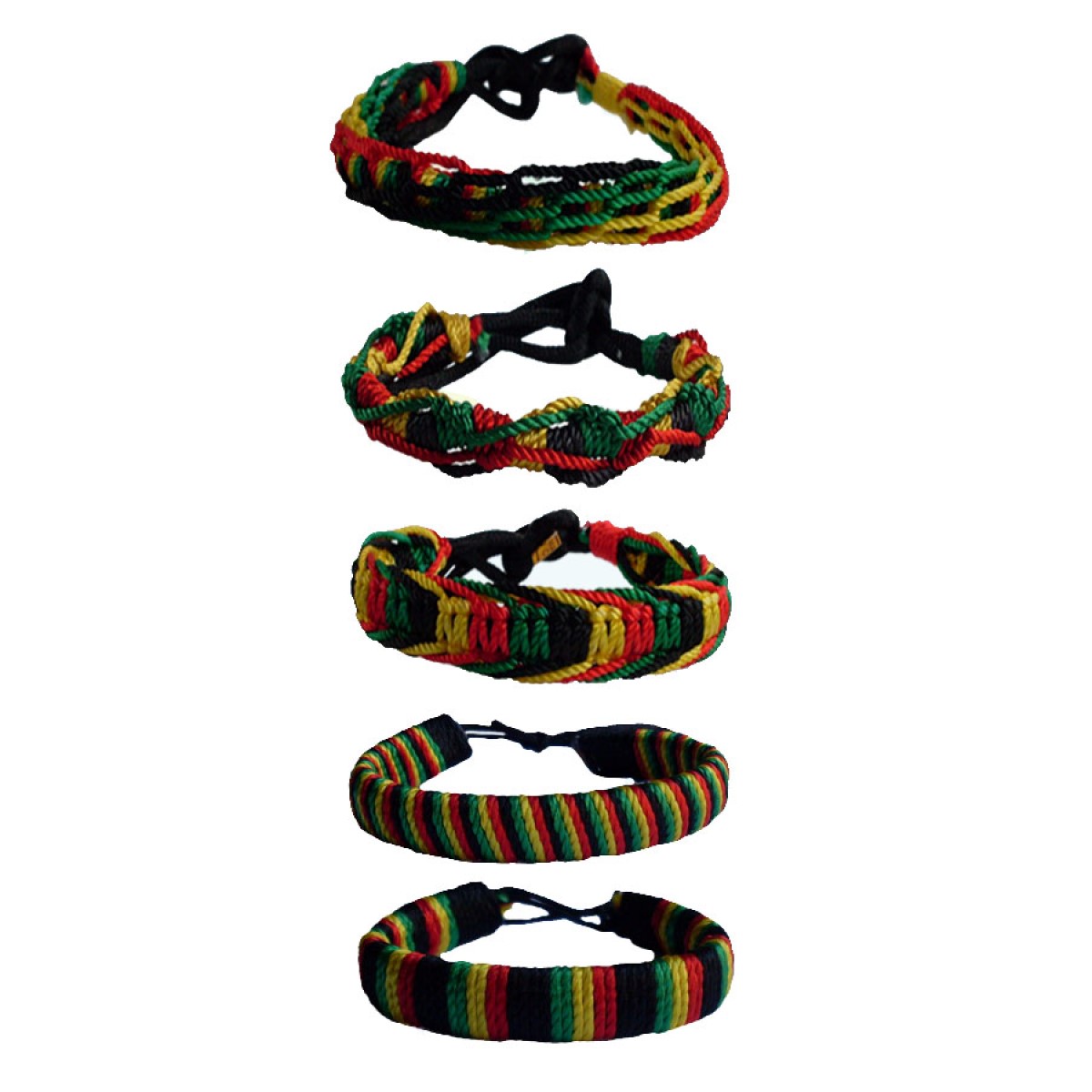 Photograph of product: Rasta Bracelet