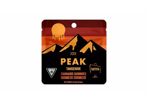 Photograph of product: Tangerine Peak Gummies 2pk