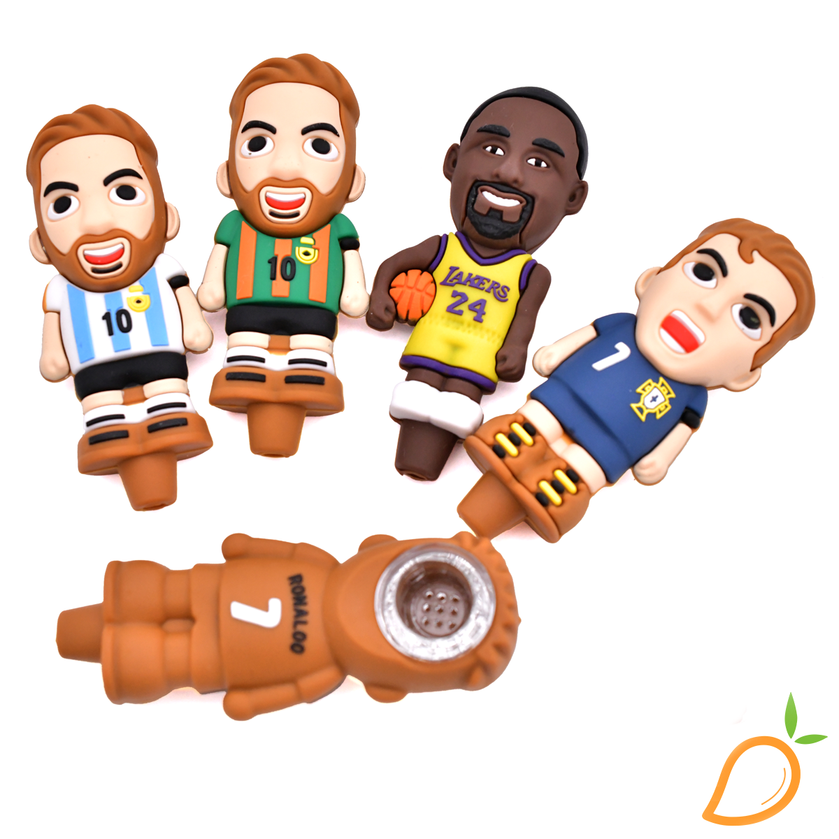 Photograph of product: 4.5" Silicone Ronaldoo H.P.