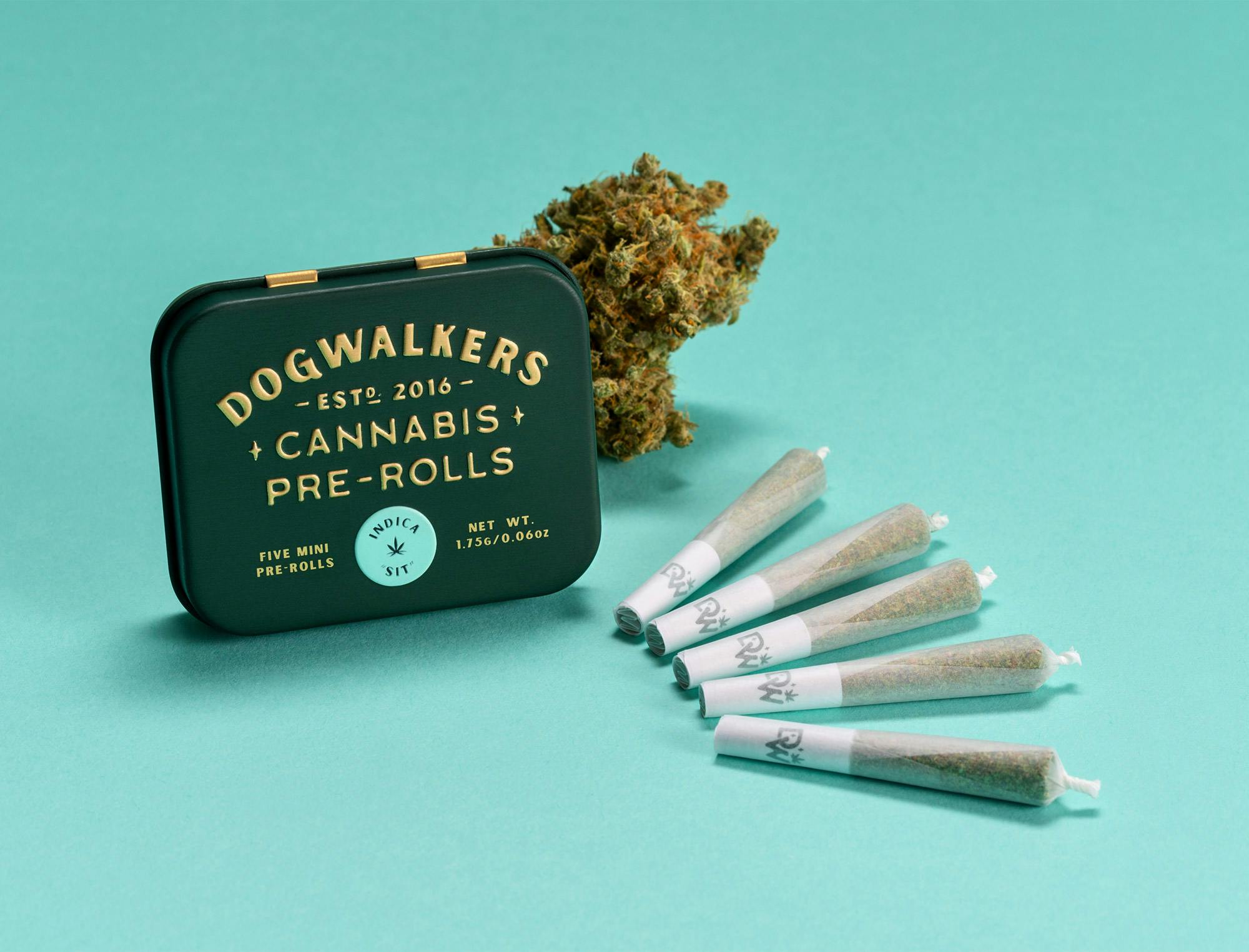 Photograph of product: Dogwalkers - Brownie Scout - 5pk x 0.35g Prerolls