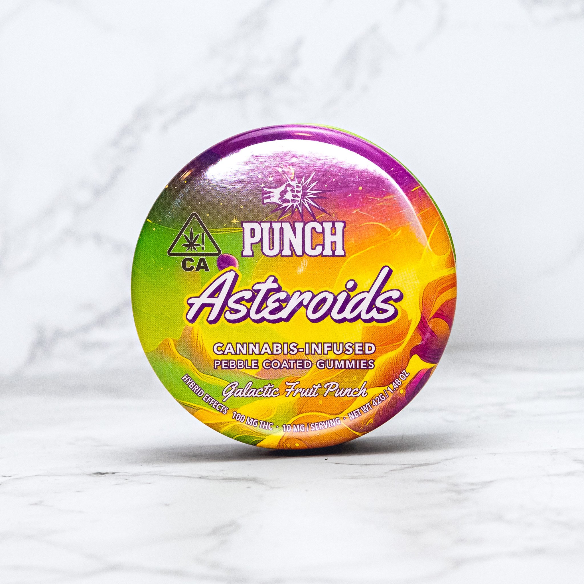 Photograph of product: Punch | Galactic Fruit Punch Asteroids 100mg   100 Mg   10 Pack