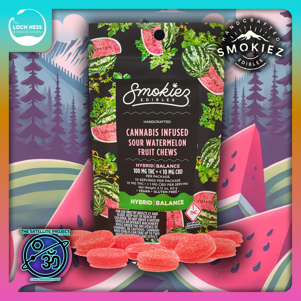 Photograph of product: Smokiez - Sour Watermelon - 100mg - 10
