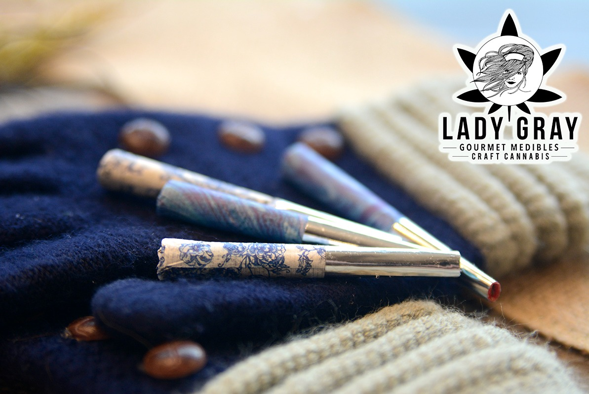 Photograph of product: Sugar Candy Kief Kissed Deli Prerolls by Lady Gray - 1g
