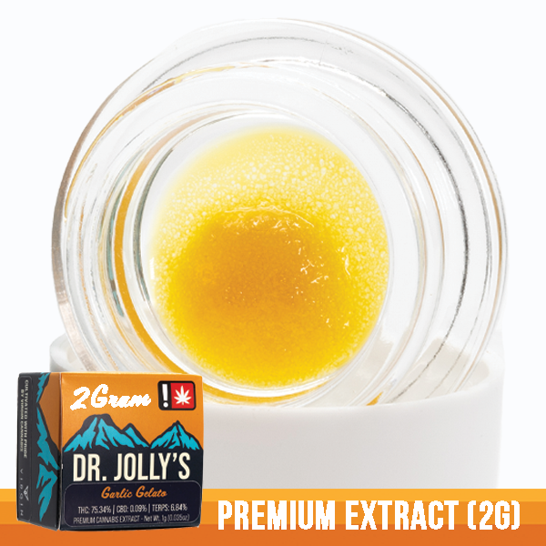 Photograph of product: Dr Jolly's > Premium Extract 2g > Oui'd > Macberry Kush