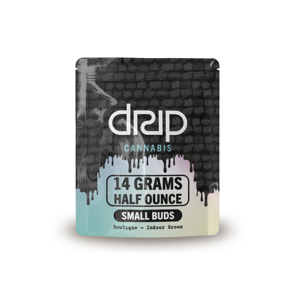 Photograph of product: (DRIP) Flower Topshelf small bud 1/2oz (Bubba Cookies)