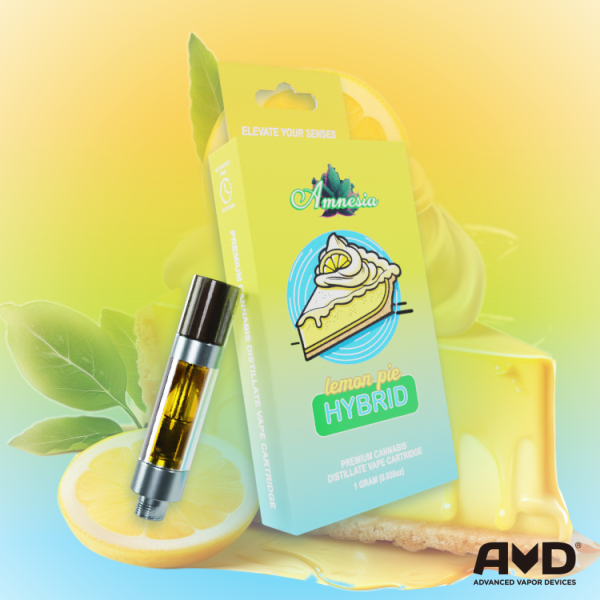 Photograph of product: Amnesia - Lemon Pie Cartridge 1g