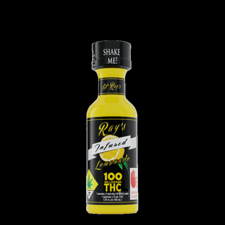 Photograph of product: Lil Ray's: Original Lemonade - Beverage 100mg