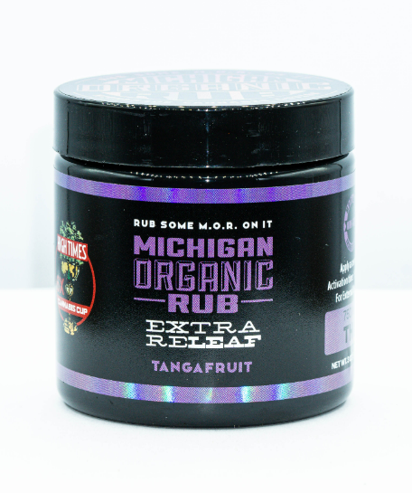 Photograph of product: Michigan Organic Rub - Tangafruit 1:1 (3oz)