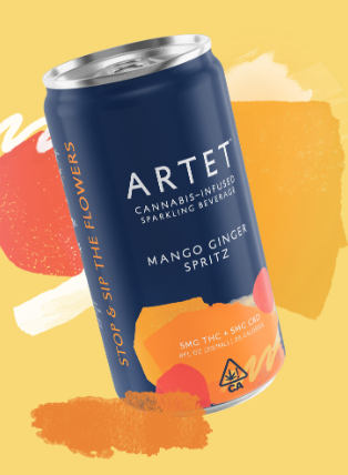 Photograph of product: Artet | Mango Ginger Spritz I 4pk/100mg