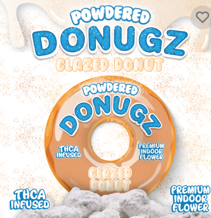 Photograph of product: Glazed Donut Powdered Nugz - Frosted Nugs