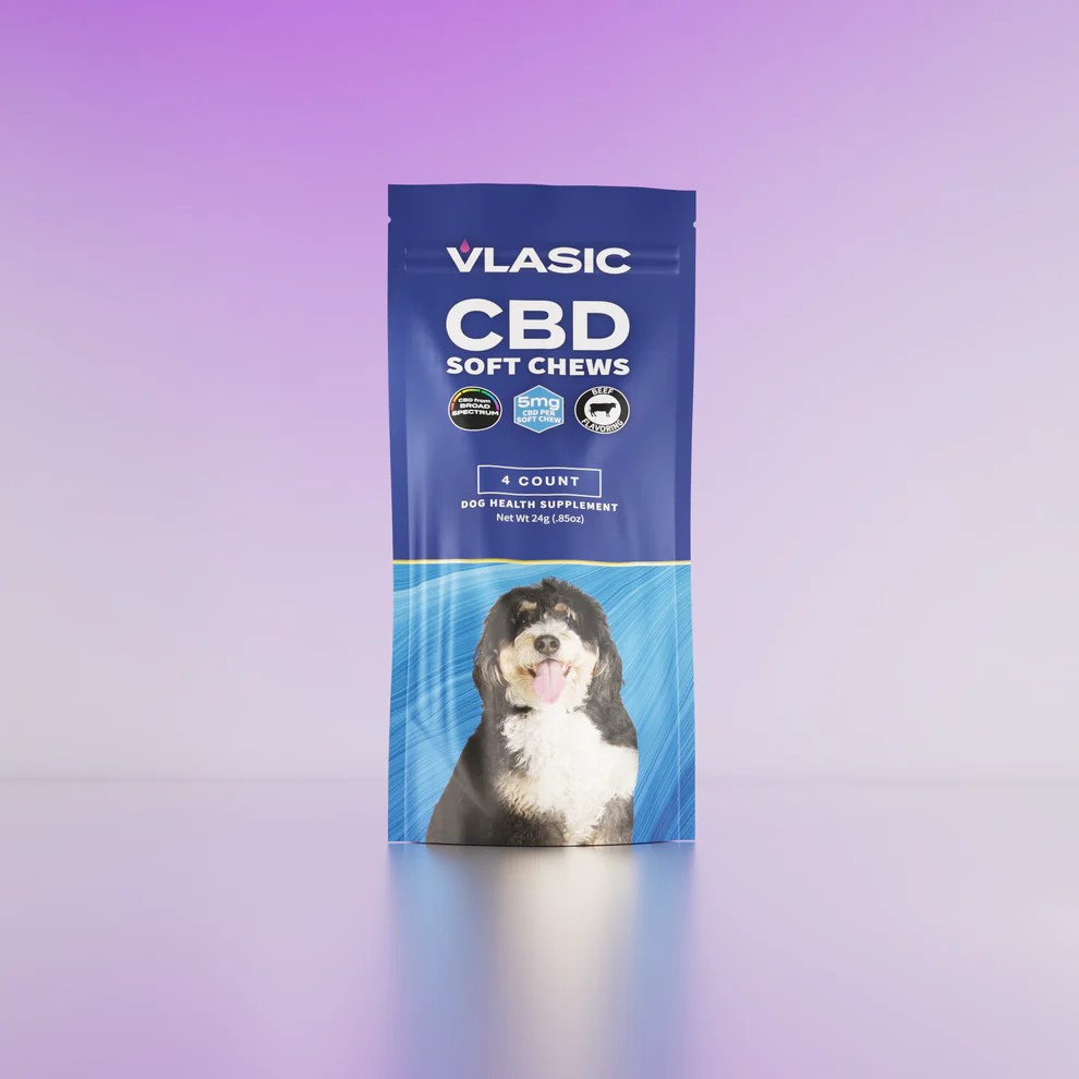Photograph of product: Vlasic Labs - Mini CBD Dog Chews Beef 20mg