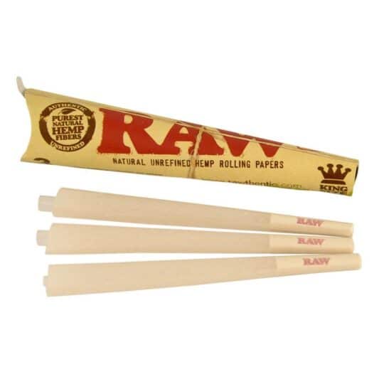 Photograph of product: Raw | Organic Hemp King Cone | 3pk