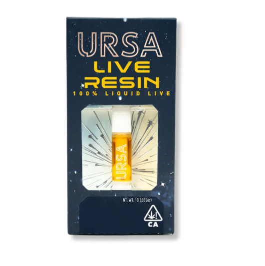 Photograph of product: RUBY JUICE 1G LIVE RESIN CARTRIDGE
