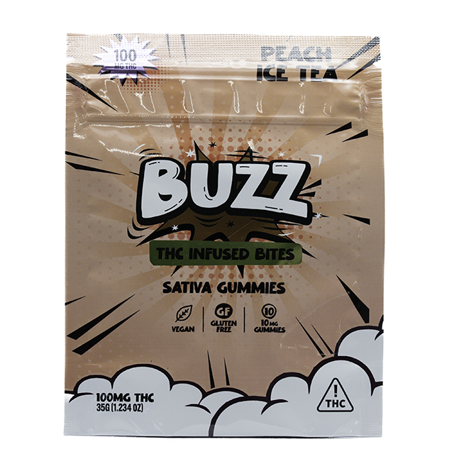 Photograph of product: Peach Ice Tea Gummies 100mg [873]