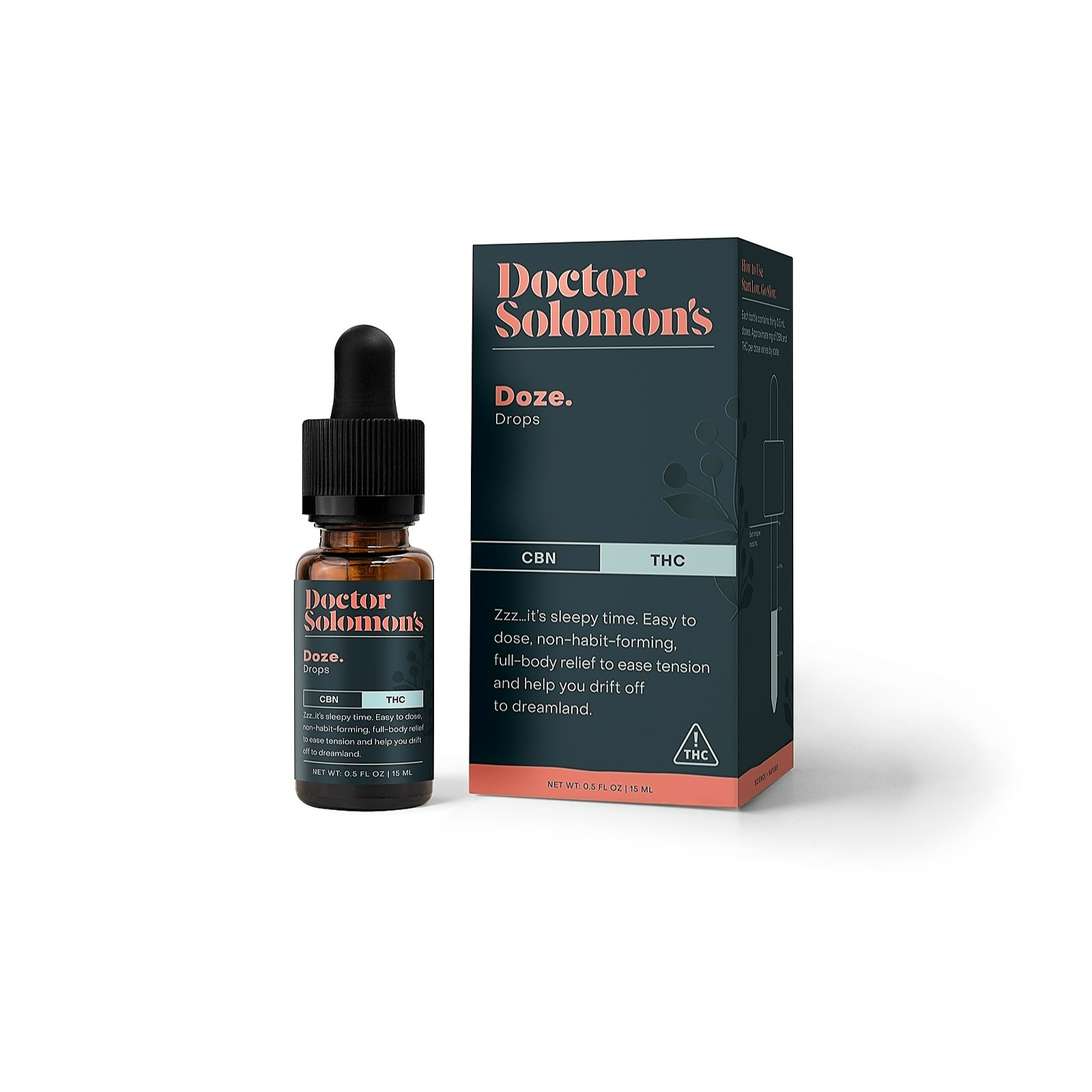 Photograph of product: Doze Drops Tincture 100mg