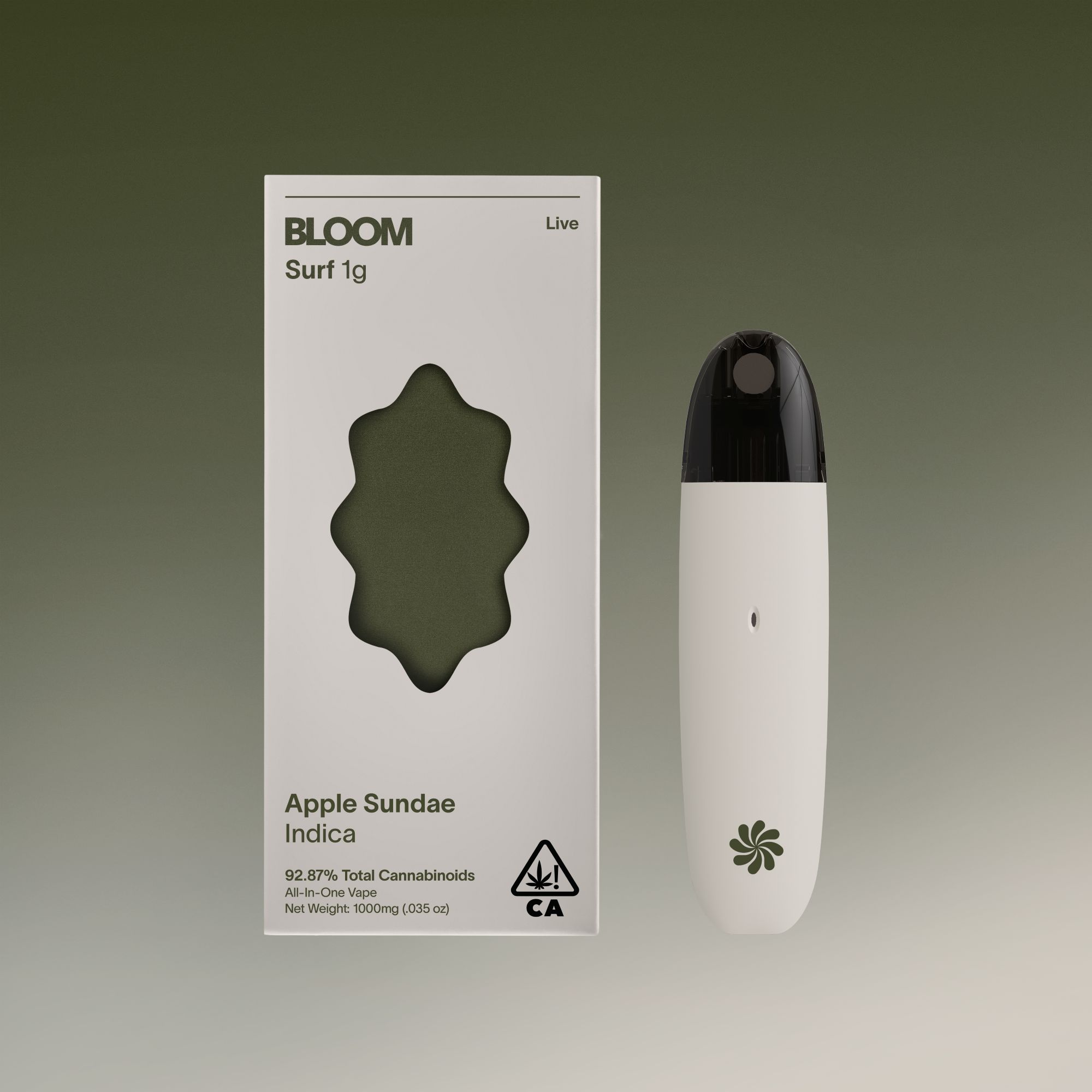 Photograph of product: AIO - Apple Sundae - Live Surf - 1g (I) - Bloom