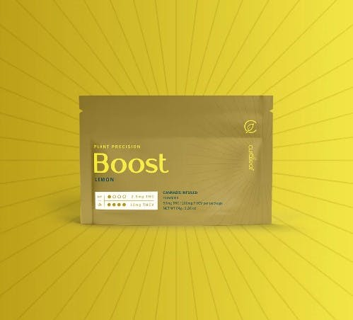 Photograph of product: Plant Precision | 110mg | Edibles | Gummies | 20 Pack | 4:1 TH-ouiV | Lemon