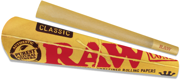 Photograph of product: RAW Pre-Rolled Cones 1 1/4" Classic