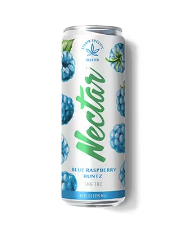 Photograph of product: Nectar | Blue Raspberry Runtz | Infused Seltzer