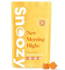 Photograph of product: Snoozy - Orange New Morning Highs (20ct) - Gummies - 100mg