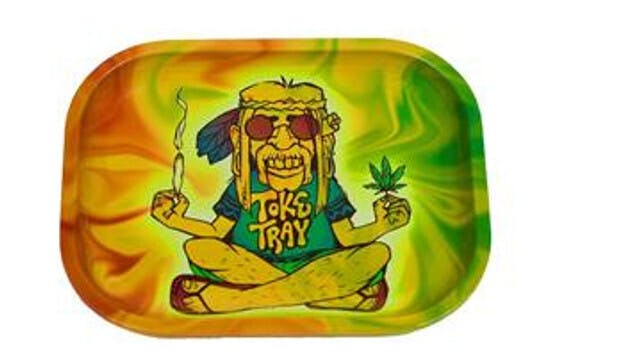 Photograph of product: HMI - TRIPPIE HIPPY TOKE TRAY 5" X 7"