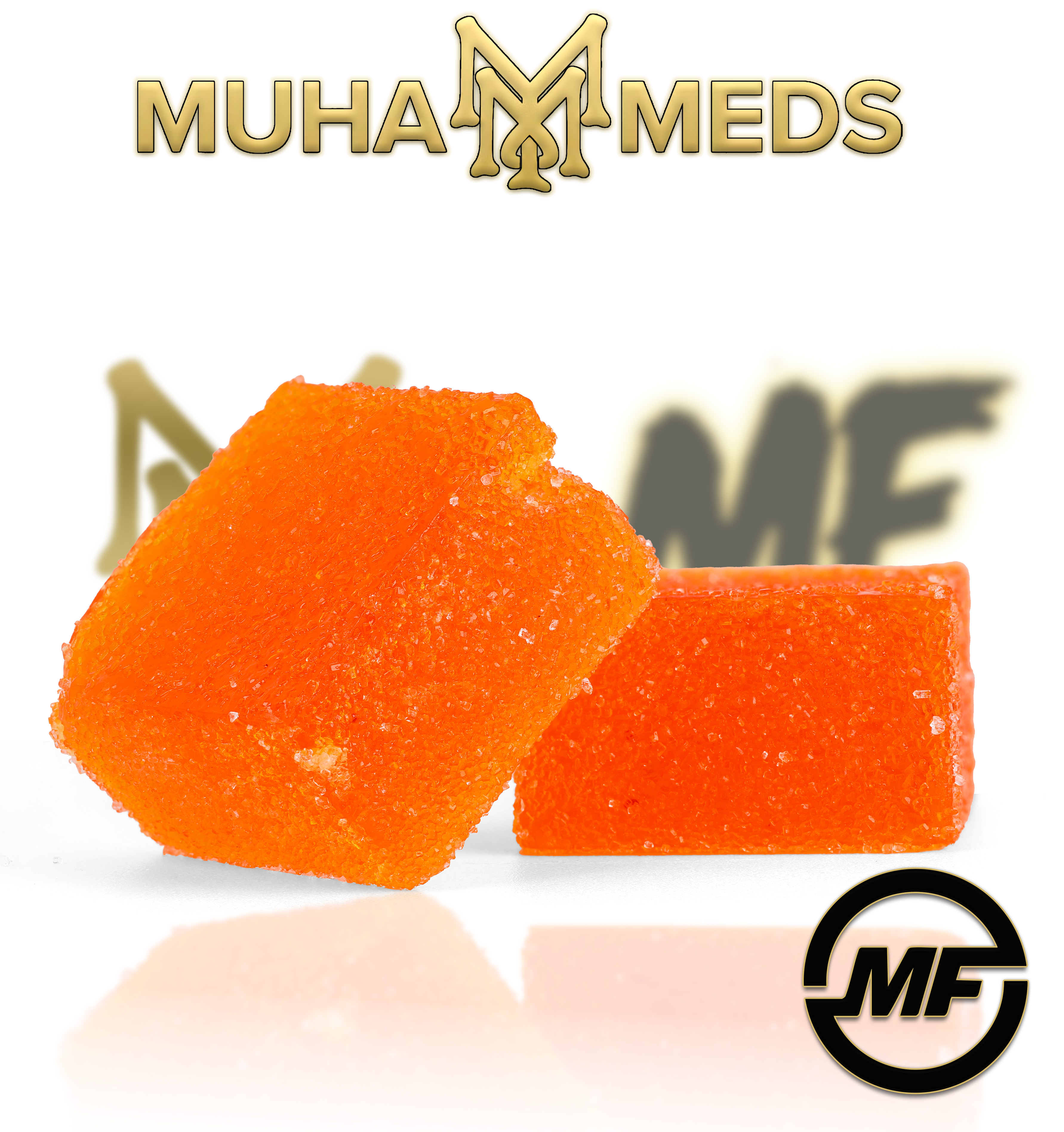 Photograph of product: Muha Meds | Mango Chamoy | au chocolat Rosin Gummies | 200mg