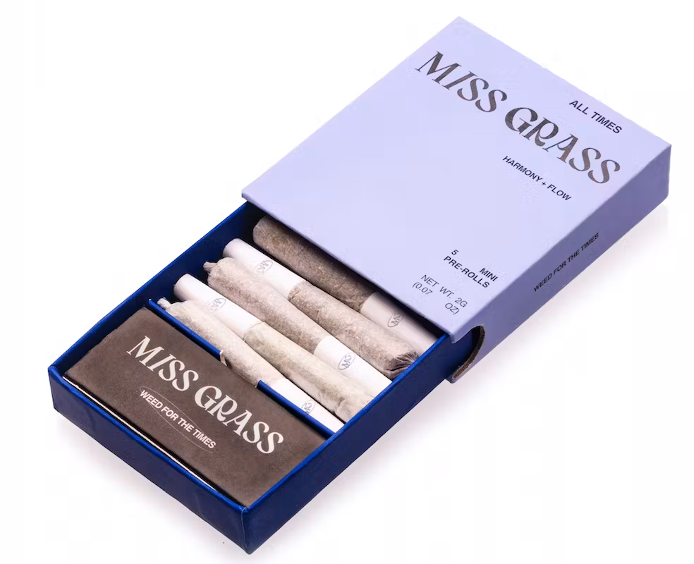 Photograph of product: Miss Grass l All Times Pre Roll l 5pk l 2g