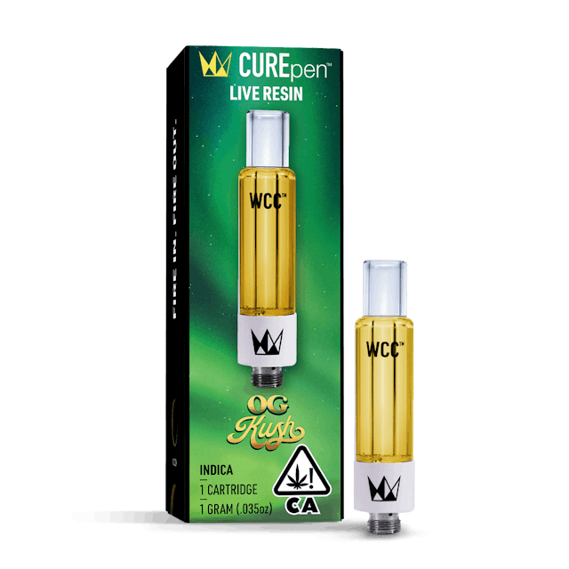 Photograph of product: OG Kush | 1g LR Vape Cartridge - 