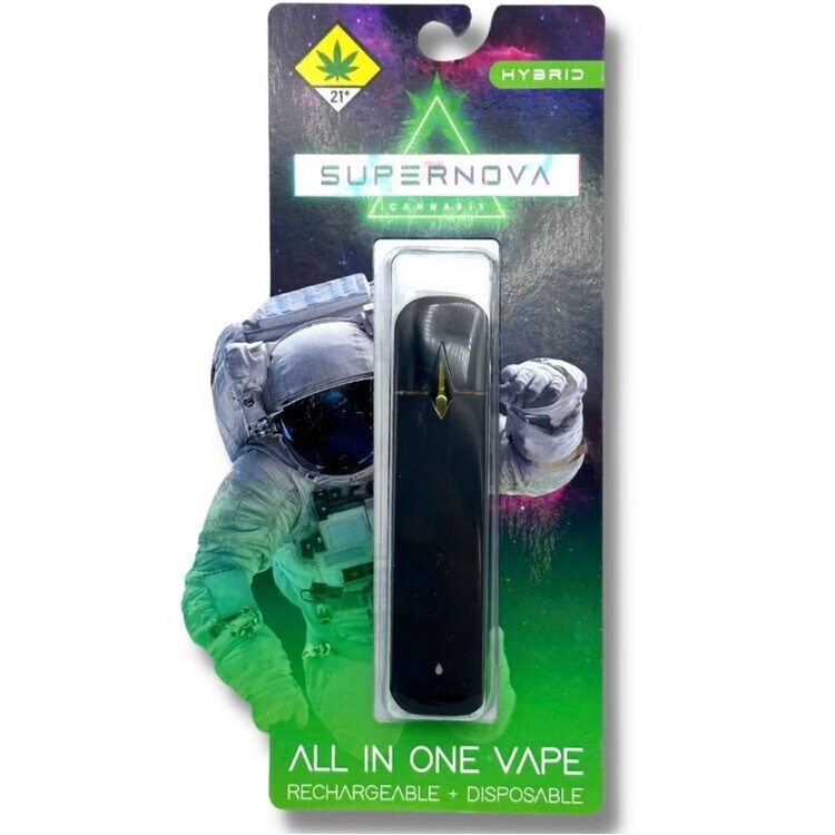 Photograph of product: Blueberry Space Cake Live Resin Disposable | 1g