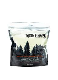Photograph of product: Liquid Flower | Mineral Bath Soak Deep Muscle Relief & Detox | 454G