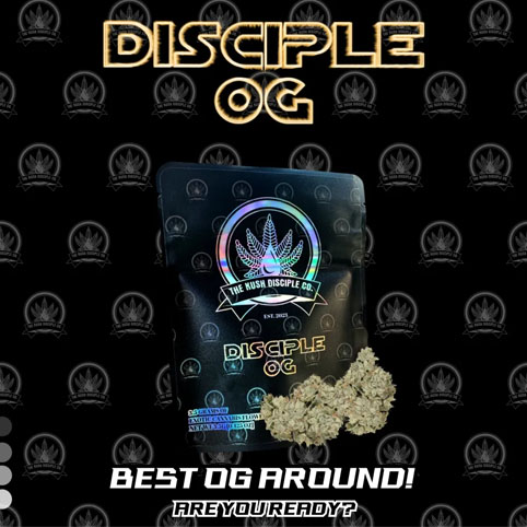 Photograph of product: KUSH DISCIPLE - DISCIPLE OG - 3.5g