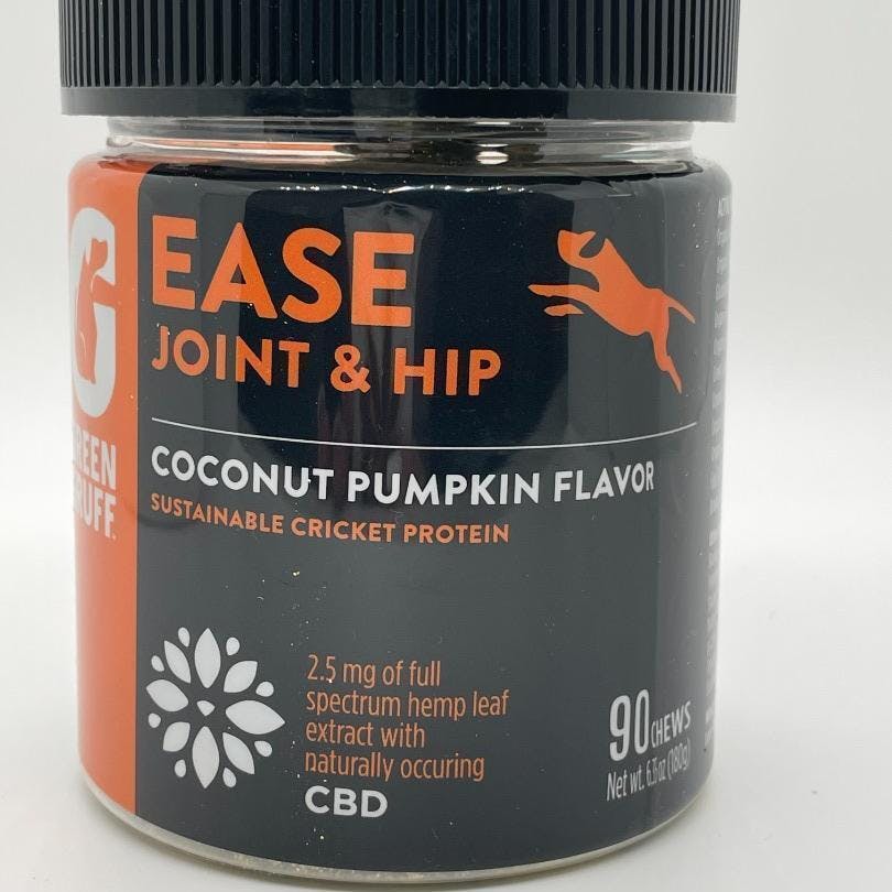 Photograph of product: Green Gruff - Ease 60 Chews - Joint and Hip