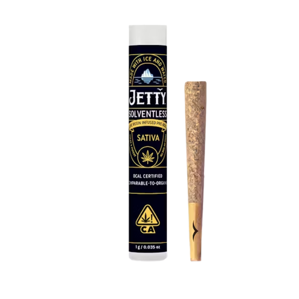 Photograph of product: SOUR DIESEL X LEAP YEAR SOLVENTLESS ROSIN 1G - JETTY EXTRACTS