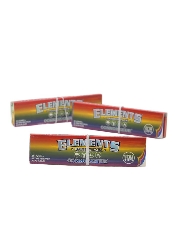 Photograph of product: Elements - Connoisseur Rainbow Papers 32pk