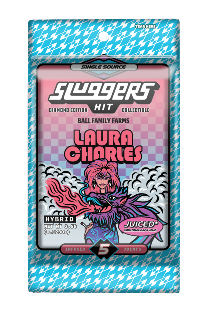 Photograph of product: Sluggers - Laura Charles 3.5g 5Pk Infused Prerolls Hybrid