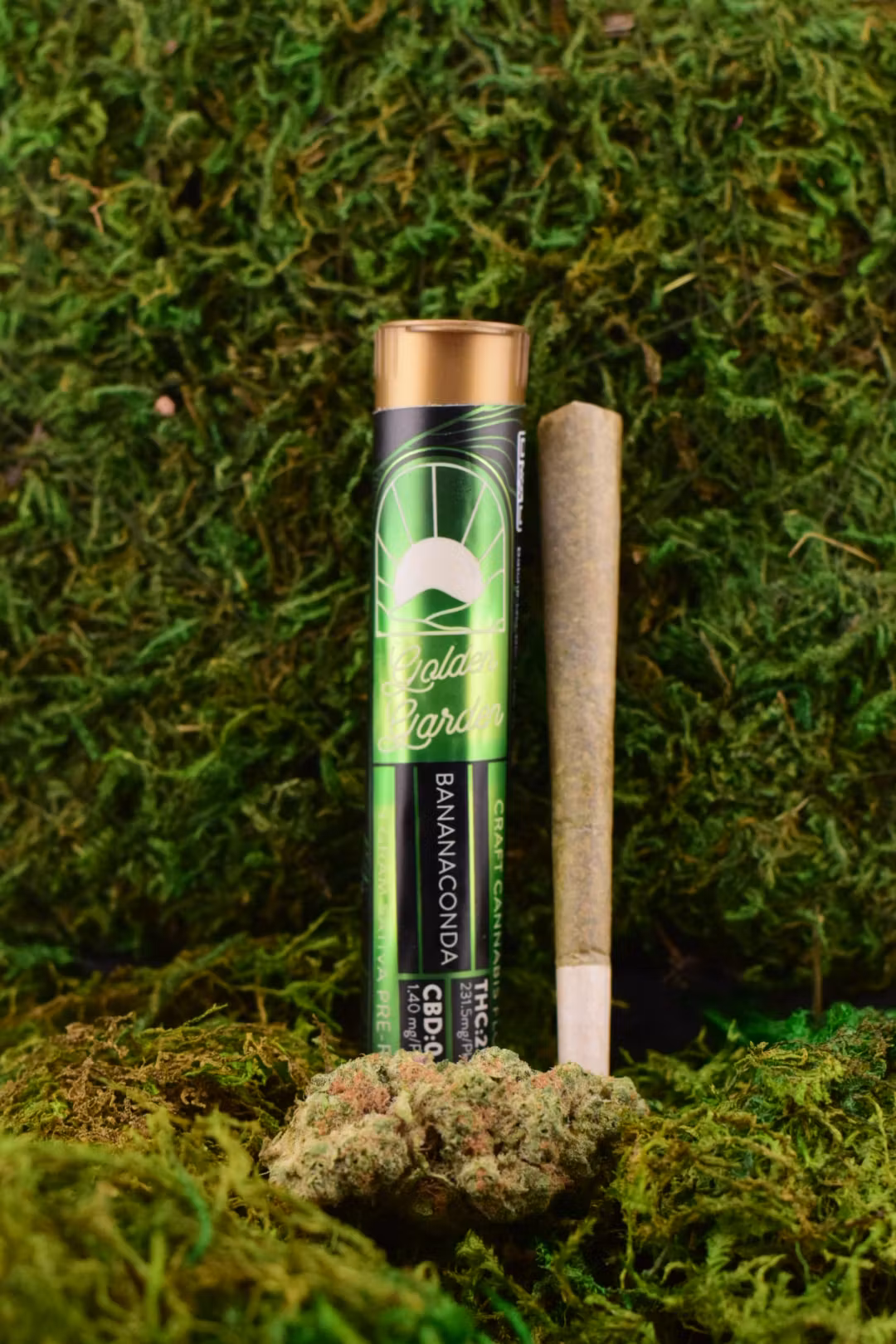 Photograph of product: Golden Garden - Bananaconda - Preroll