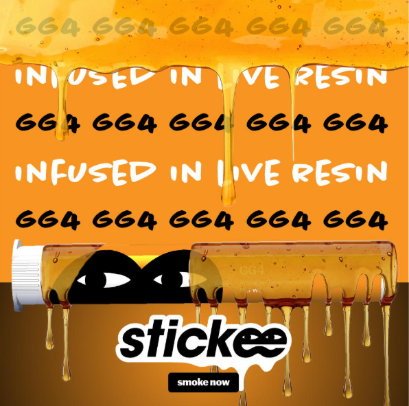 Photograph of product: GG4 | 1.2g | Live Resin Infused | Stickee