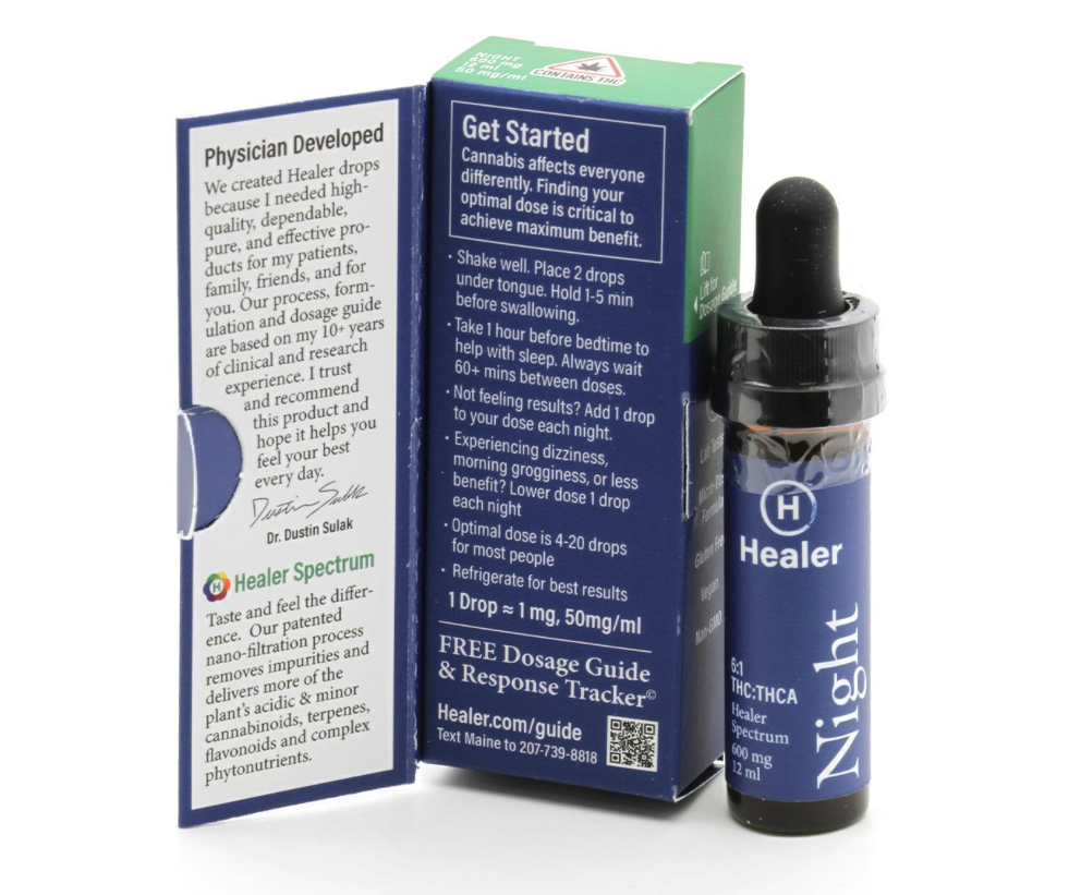 Photograph of product: Night [100mg] Healer Tincture