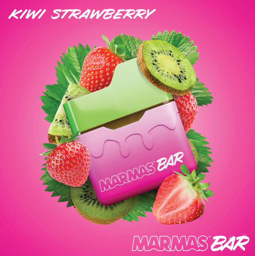 Photograph of product: Kiwi Strawberry Liquid Diamond Disposable