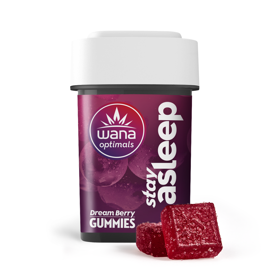 Photograph of product: Wana Gummies | REC - Optimals Stay Asleep | Dream Berry