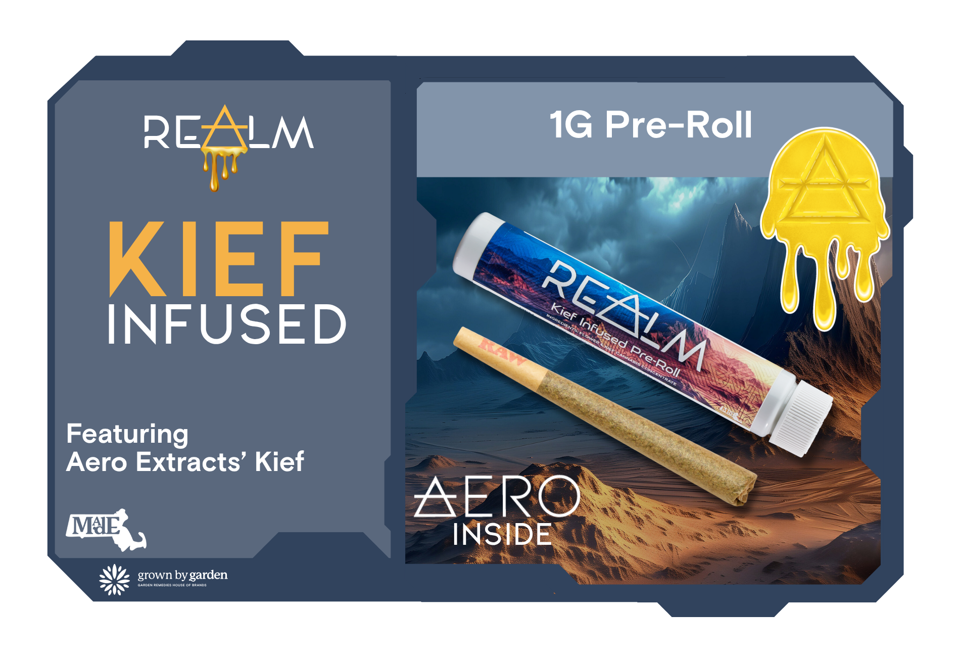 Photograph of product: Spritzer Oui'd Blend | Kief Infused Pre-Roll